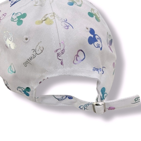 Mickey Mouse Baseball Cap Embroidered Adjustable Trucker Hat White Adult OS NEW - Picture 8 of 16